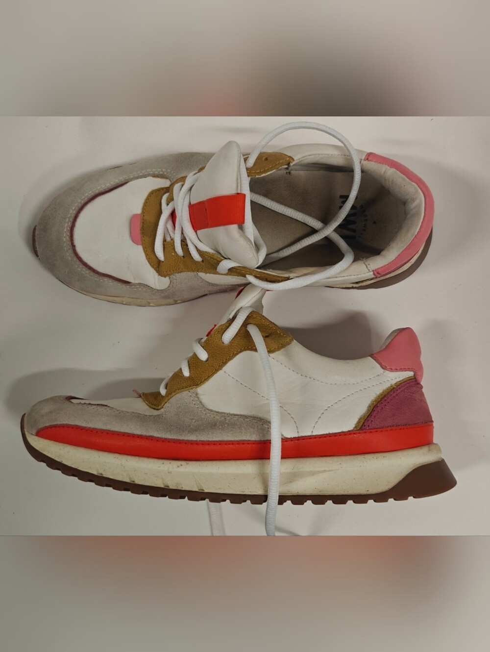 Madewell Leather Calf Hair Sneakers Trainers Women’s Size 8 Men’s 6.5 Casual Sho